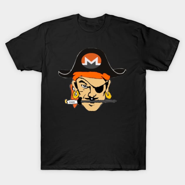 Monero Pirate XMRRRR!!! T-Shirt by ForestFire